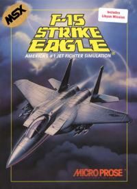 F15 Strike Eagle JP MSX2 JP box art